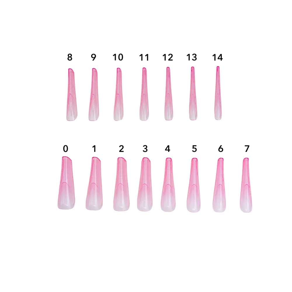 Caixa Ultra Thin French Modern Almond Chiclete - Molde F1 - 150 uni.