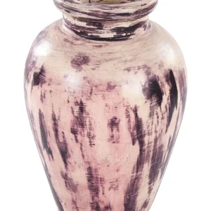 Jarro decorativo AMATHUS realizado à mão Cerâmica Violeta