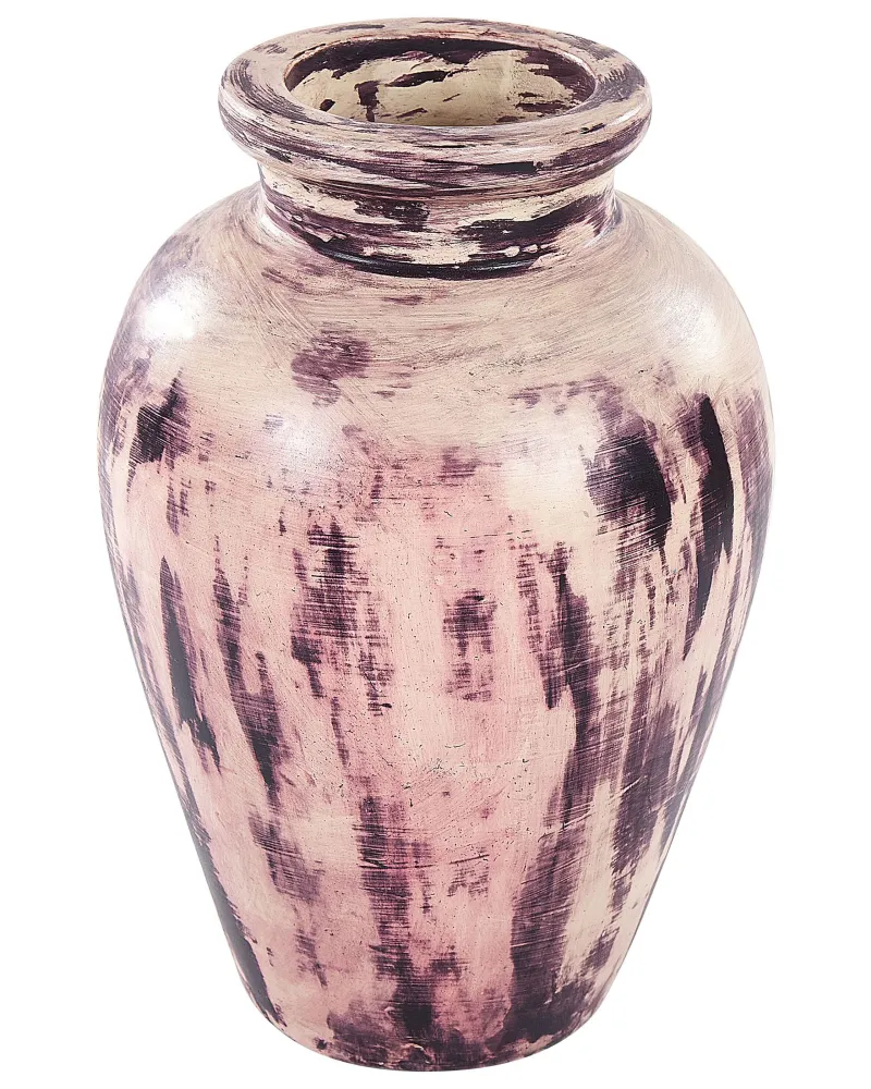 Jarro decorativo AMATHUS realizado à mão Cerâmica Violeta