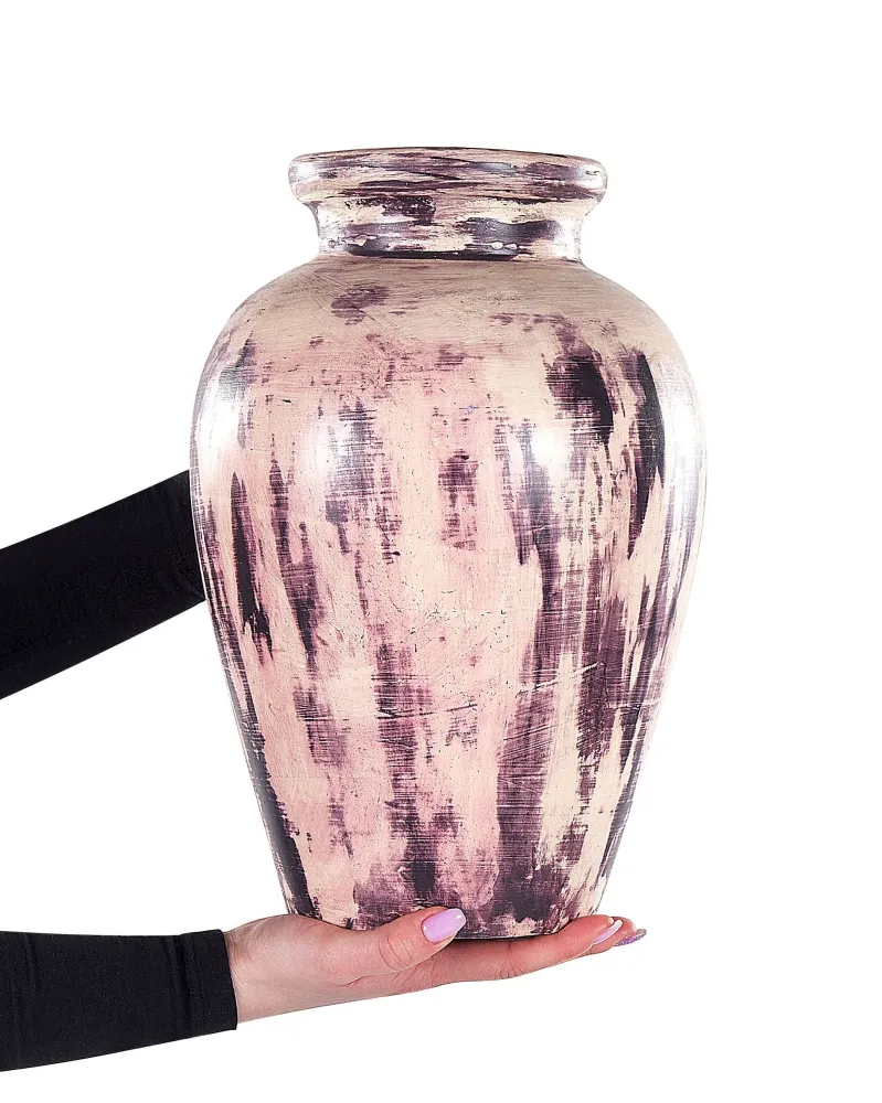 Jarro decorativo AMATHUS realizado à mão Cerâmica Violeta