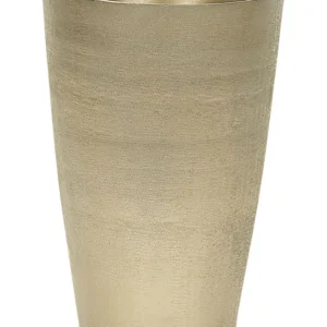 Jarro de flores AMRIT feito à mão Metálico Dourado
