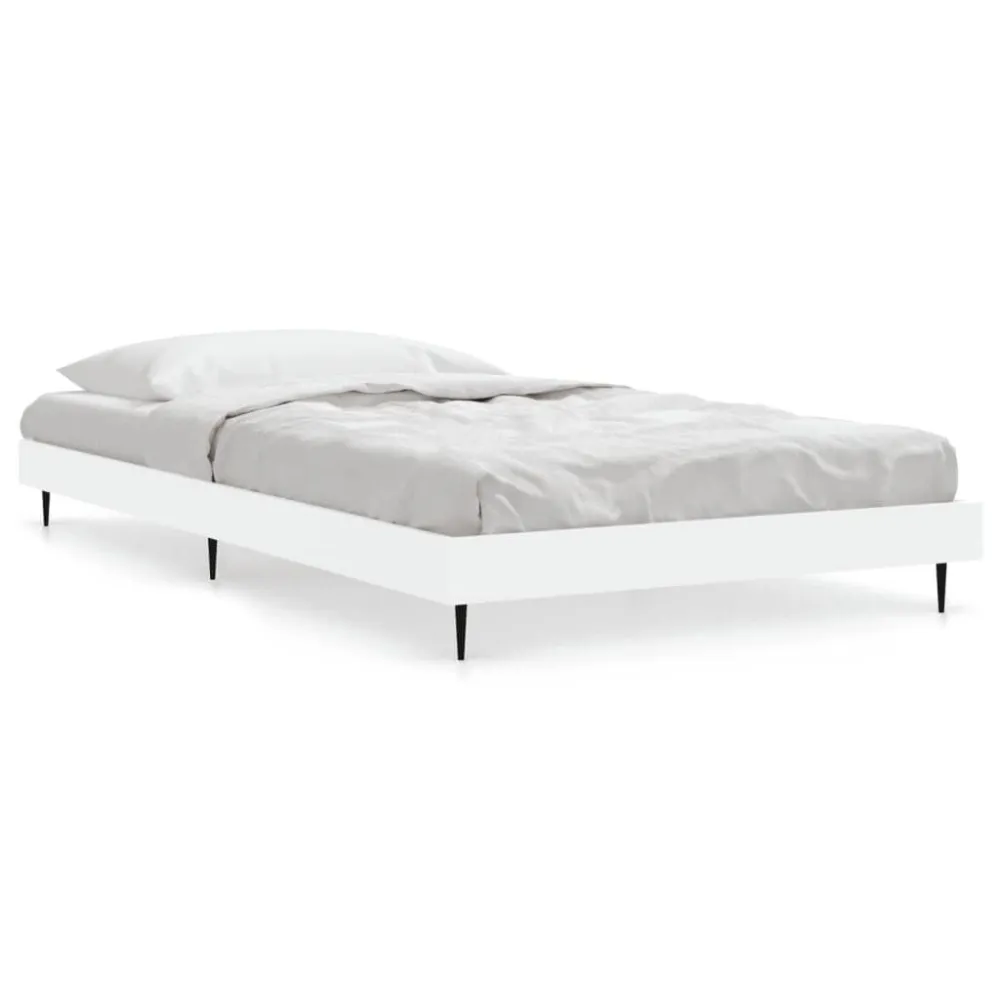 Cinta para Colchão Estrutura de cama 90x200 cm derivados de madeira branco
