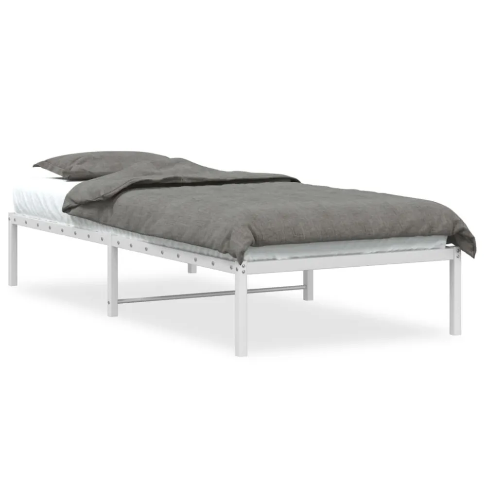 Saco para Edredão Estrutura de cama metálico 90x200 cm branco
