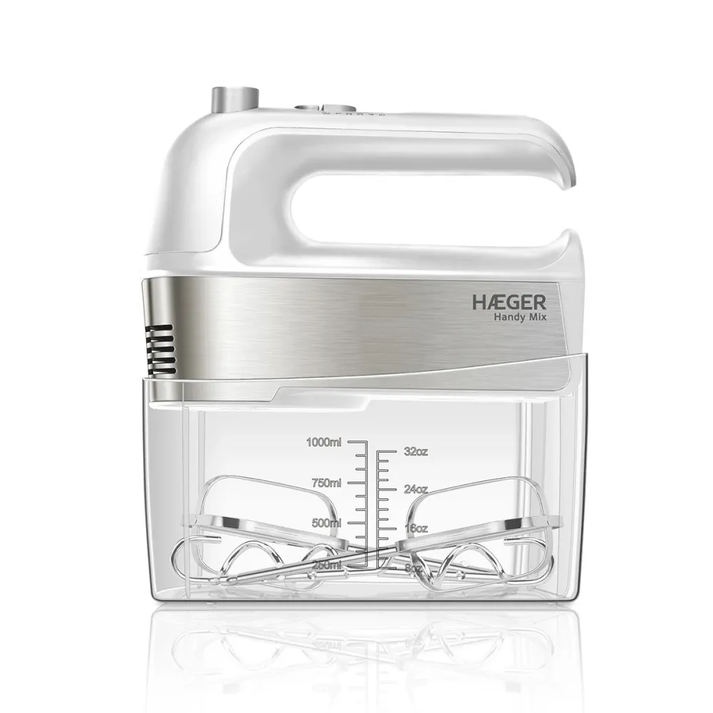 Batedeira HAEGER HANDY MIX | 300W, 5 Velocidades, Taç Medidora