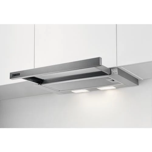 Exaustor Integrado Zanussi ZFP216S | 59,8x28,4 cm | 330 m³/h | 64 dB | C | ço inoxidável