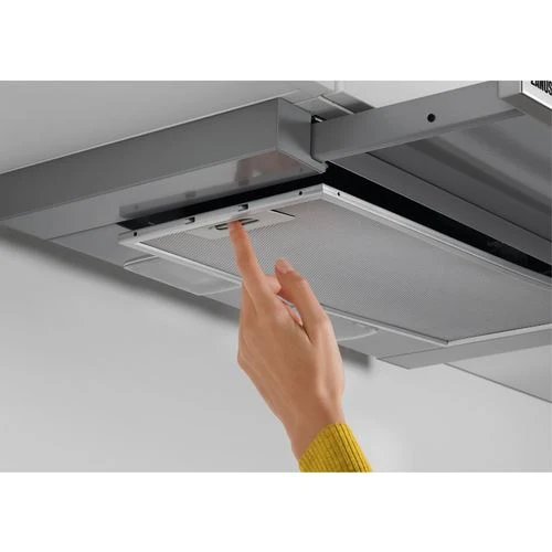 Exaustor Integrado Zanussi ZFP216S | 59,8x28,4 cm | 330 m³/h | 64 dB | C | ço inoxidável