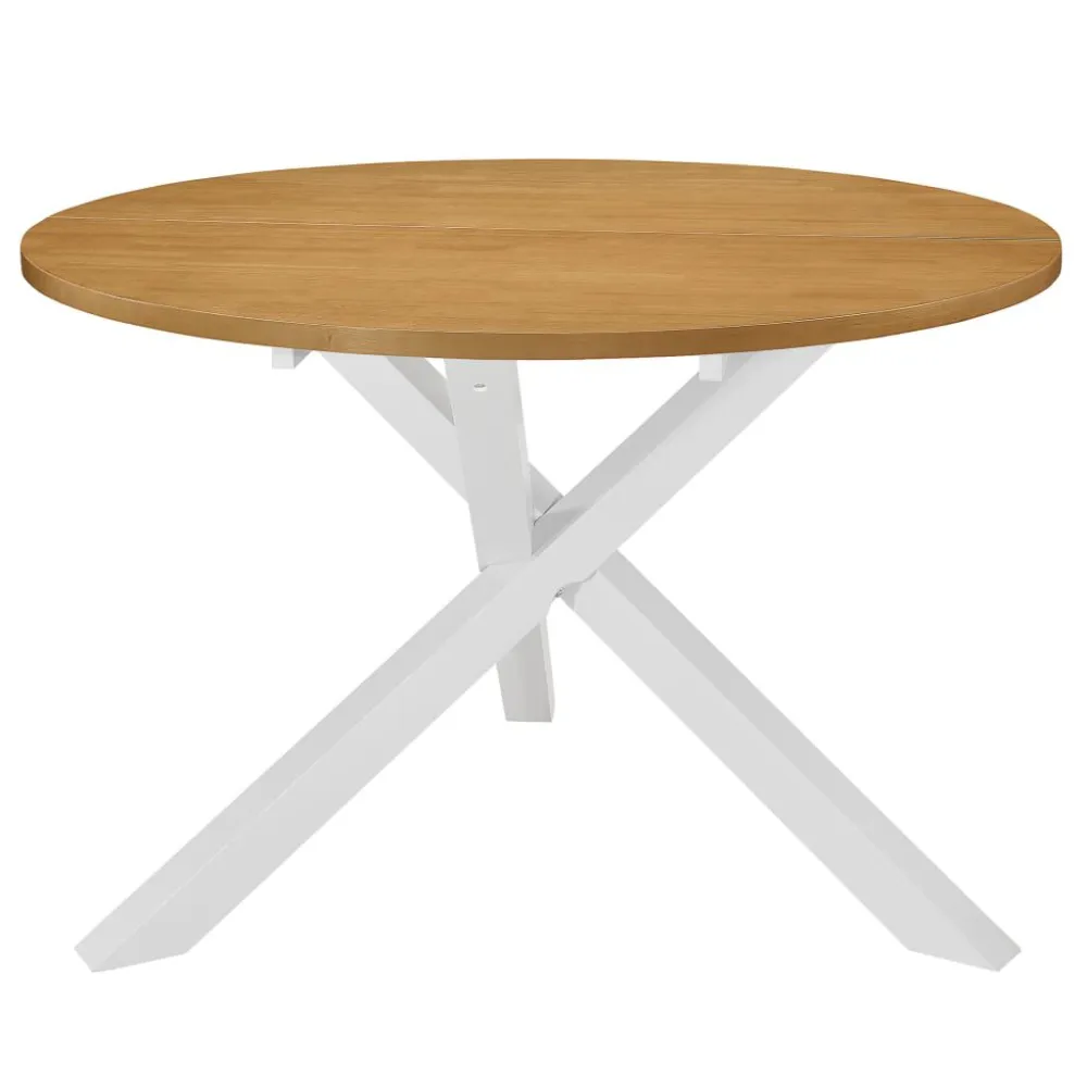 Mesa de jantar 120x75 cm MDF branco para Festas de Aniversário