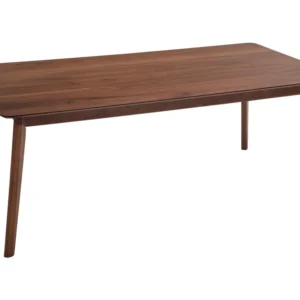 Mesa de jantar castanha escura 200 x 100 cm MADOX