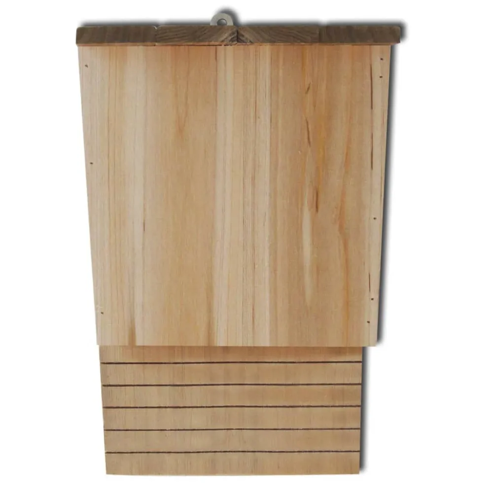 Conjunto de 2 casas de morcegos 22 x 12 x 34 cm Resistente ao Tempo