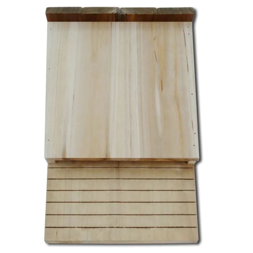 Conjunto de 2 casas de morcegos 22 x 12 x 34 cm Resistente ao Tempo