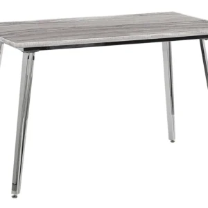 Dining Table 120 x 70 cm Marble Effect Brilhante GREYTON