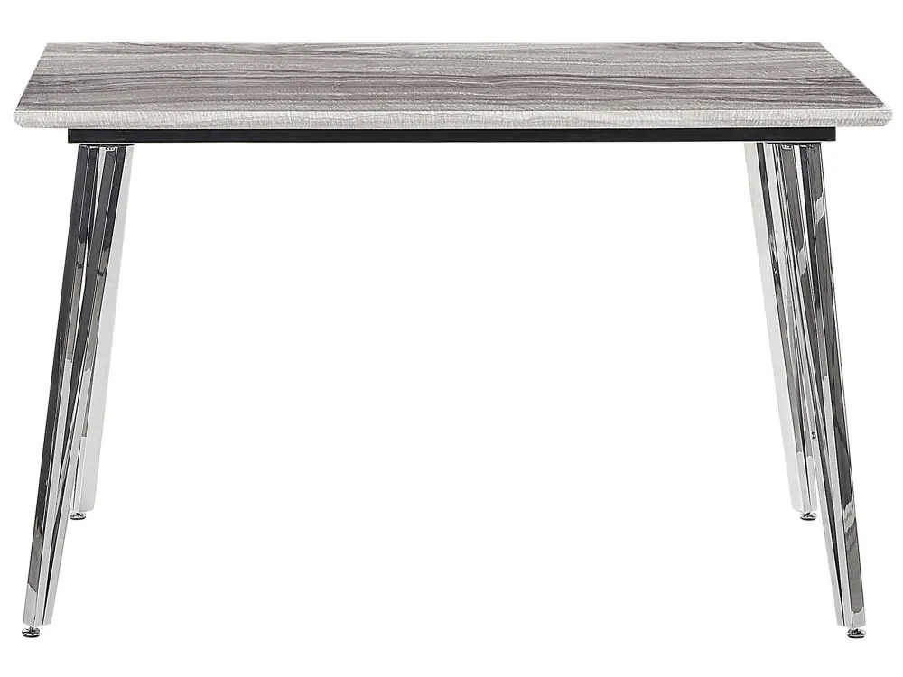 Dining Table 120 x 70 cm Marble Effect Brilhante GREYTON