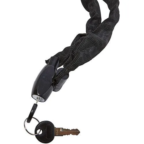 Corrente de Bicicleta Wayscral Anti-Roubo 4x900 mm - Preto