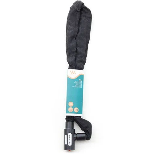 Corrente de Bicicleta Wayscral Anti-Roubo 6x900 mm - Preto