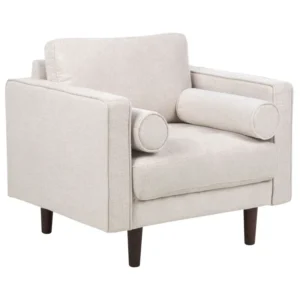 Armchair NURMO Fabric Light Bege claro