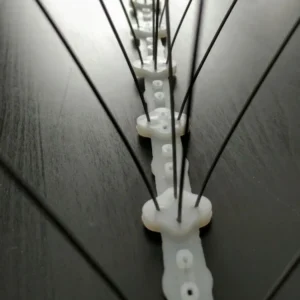 Espanta Pássaros Inox e base Plástico