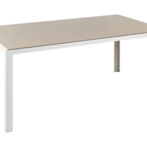 Garden Dining Table 160 x 90 cm Cor creme CATANIA