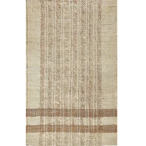 Jute Area Rug 80 x 150 cm Bege claro ORTAOBA