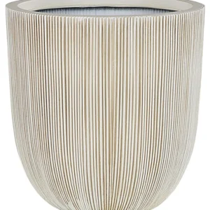 Plant Pot 31 x 31 x 33 cm Cor creme CHIOS