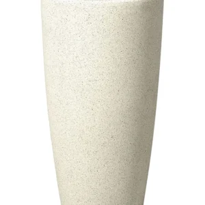 Plant Pot Stone Cor creme 31 x 31 x 58 cm ABDERA