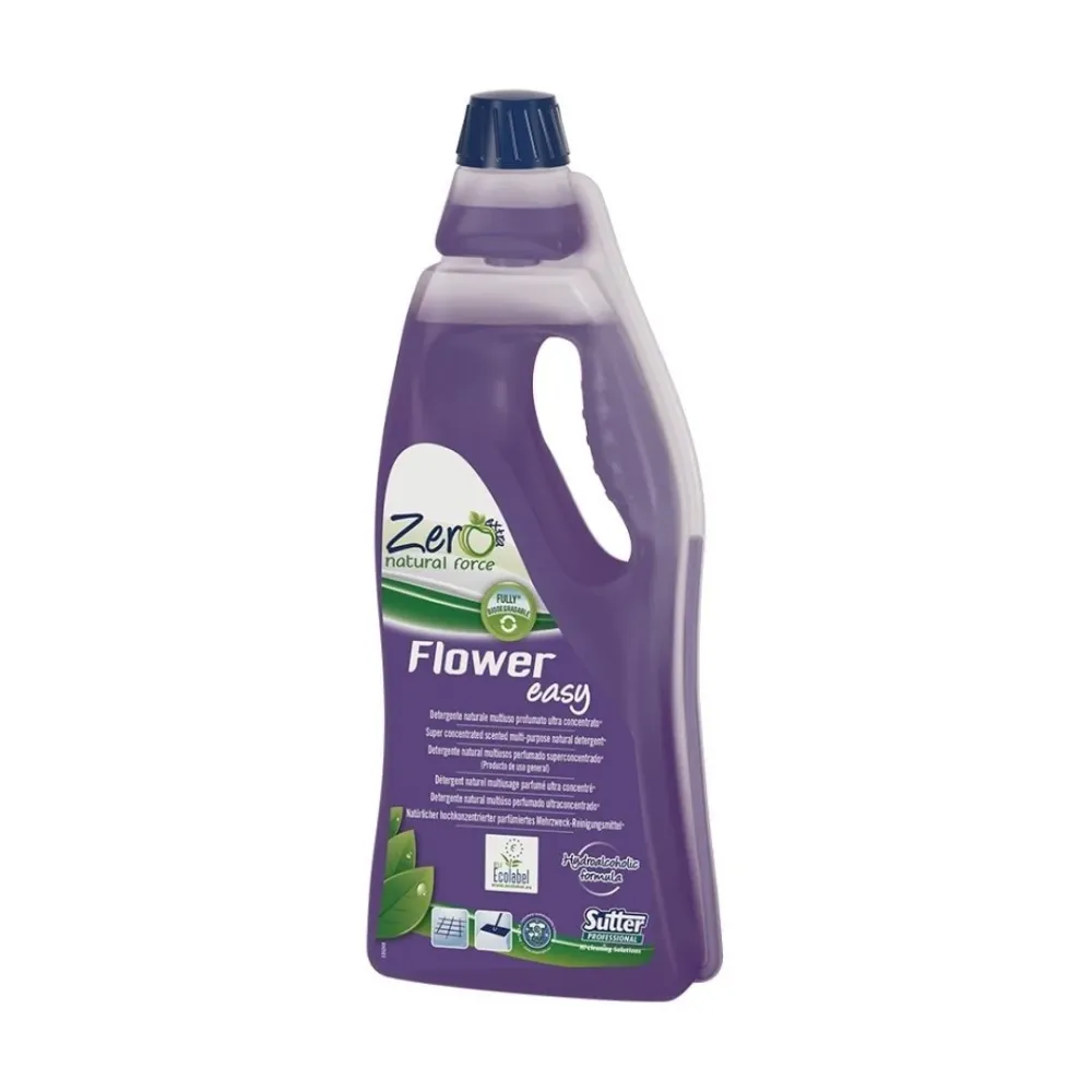 Sutter Flower Easy - Detergente Puro Hidroalcoólico Superconcentrado para Superfícies com Evaporação Rápida