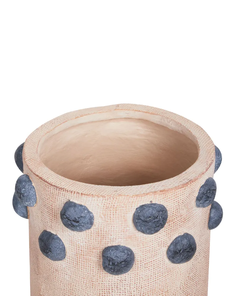 Vaso alto para plantas BLETILLA Cerâmica Cor de areia