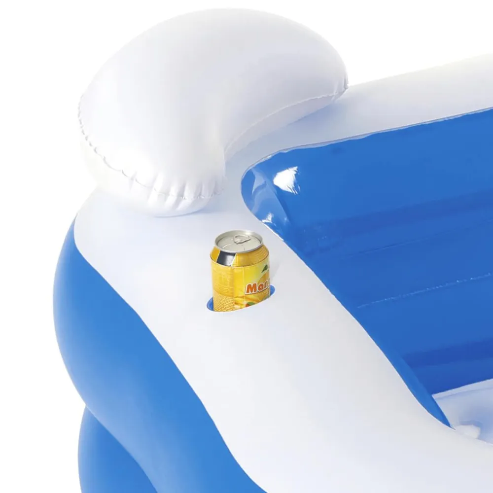 Bestway Piscina lounge Family Fun 213x206x69 cm para Skimmers e Ralos