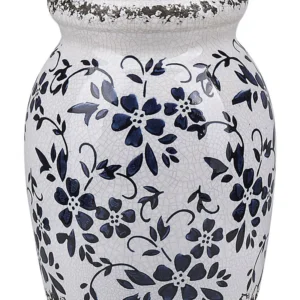Jarro de flores AMIDA produzido à mão Cerâmica Branco
