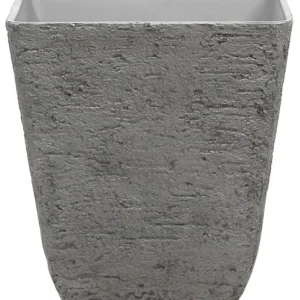 Vaso para plantas em pedra cinzenta 49 x 49 x 53 cm DELOS para Plantas Suculentas