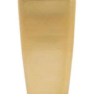 Vaso para plantas em pedra dourada 40 x 40 x 76 cm MODI