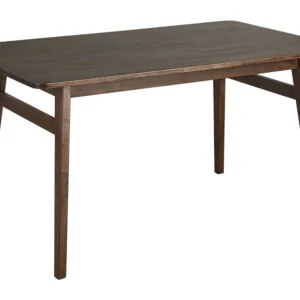 Dining Table 140 x 85 cm Dark Wood VENTERA