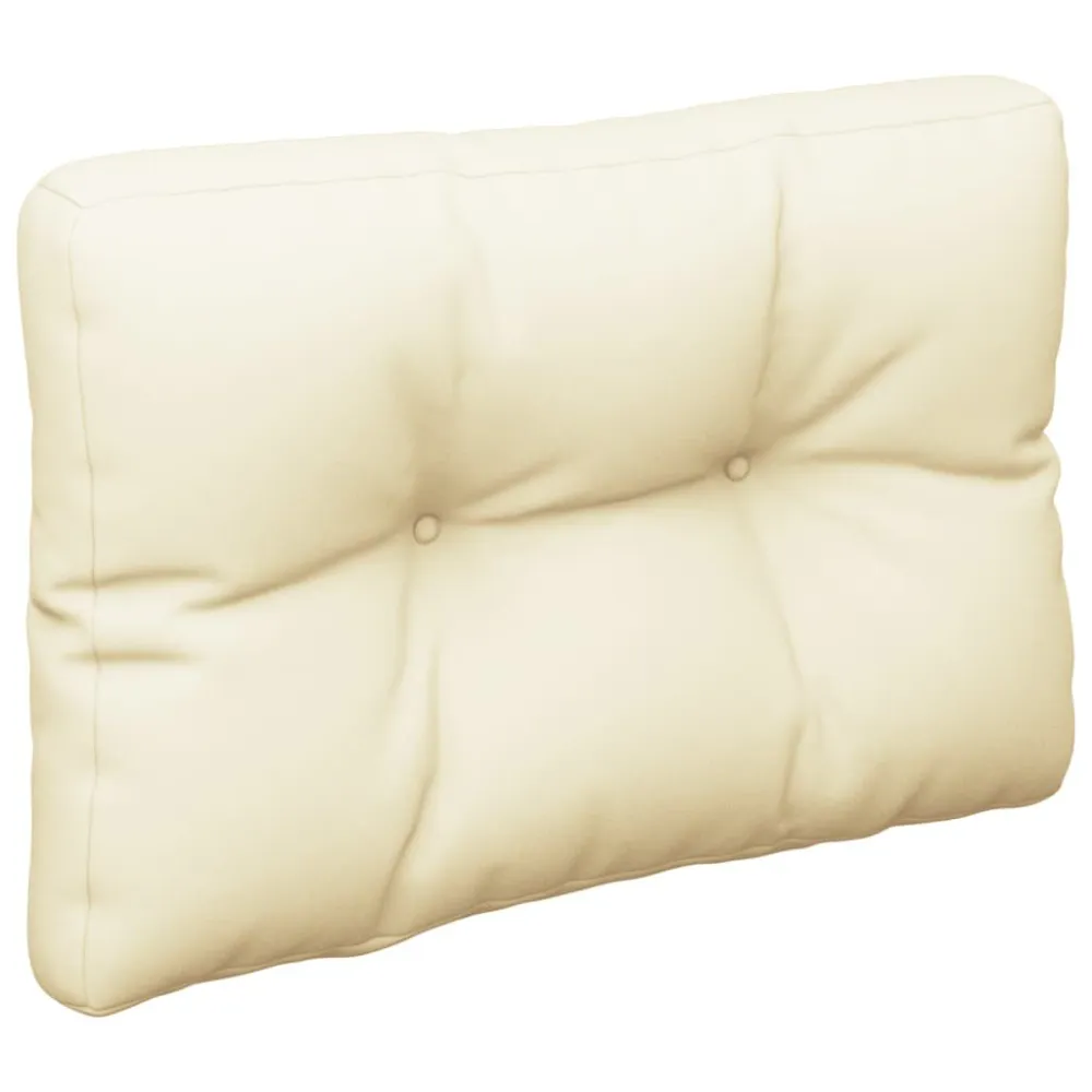 Almofada de Veludo Almofadão para paletes 50x40x12 cm tecido creme