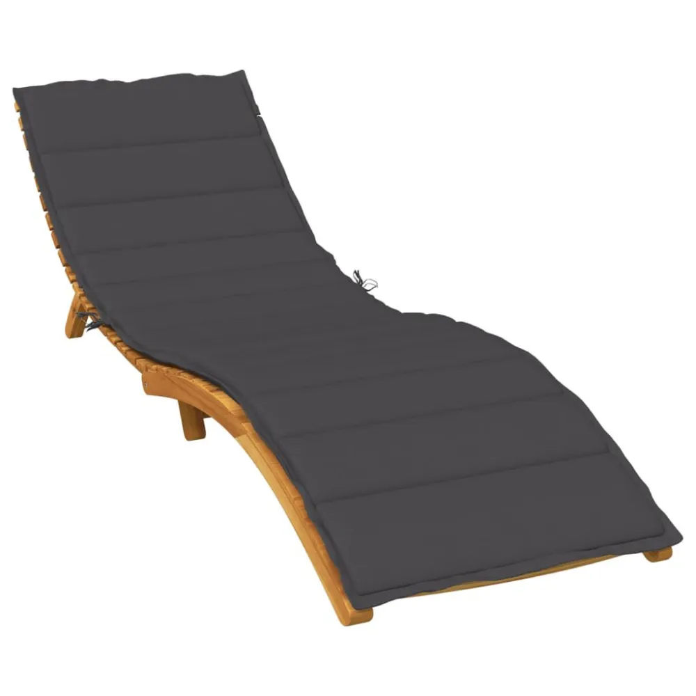 Almofadão para espreguiçadeira 200x50x4cm mesclado tecido em Azul Marinho