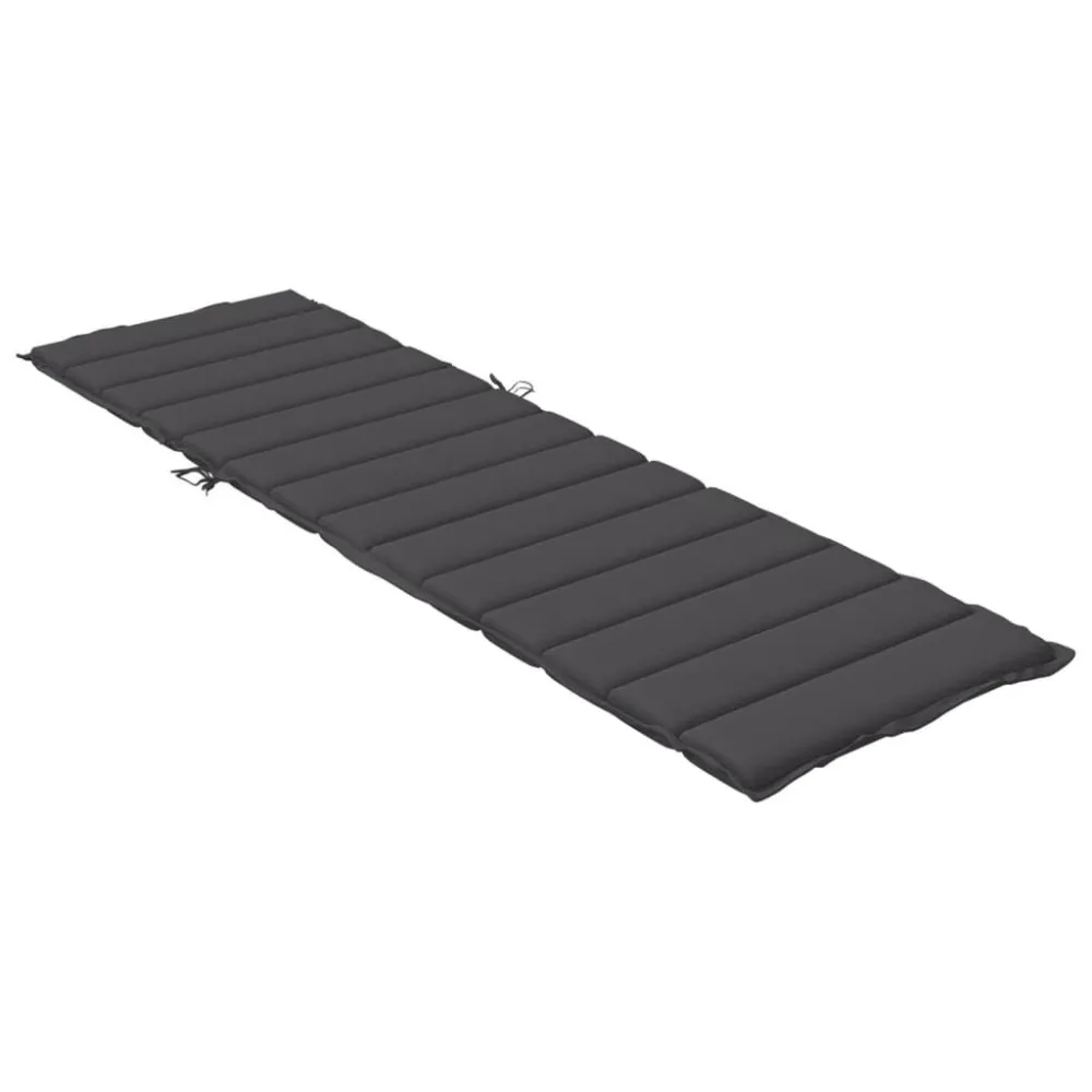 Almofadão para espreguiçadeira 200x50x4cm mesclado tecido em Azul Marinho