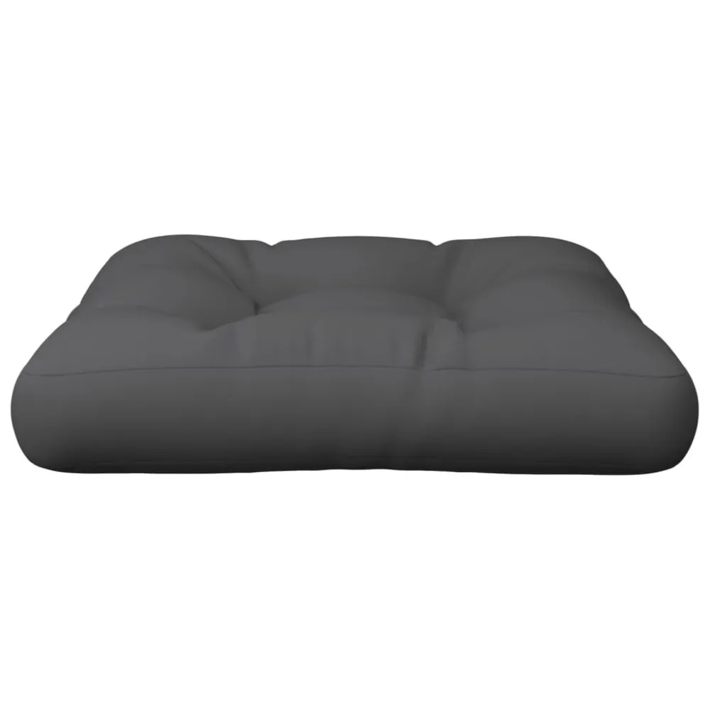 Almofadão sofá de paletes 50x50x12 cm tecido cinza 100% Poliéster