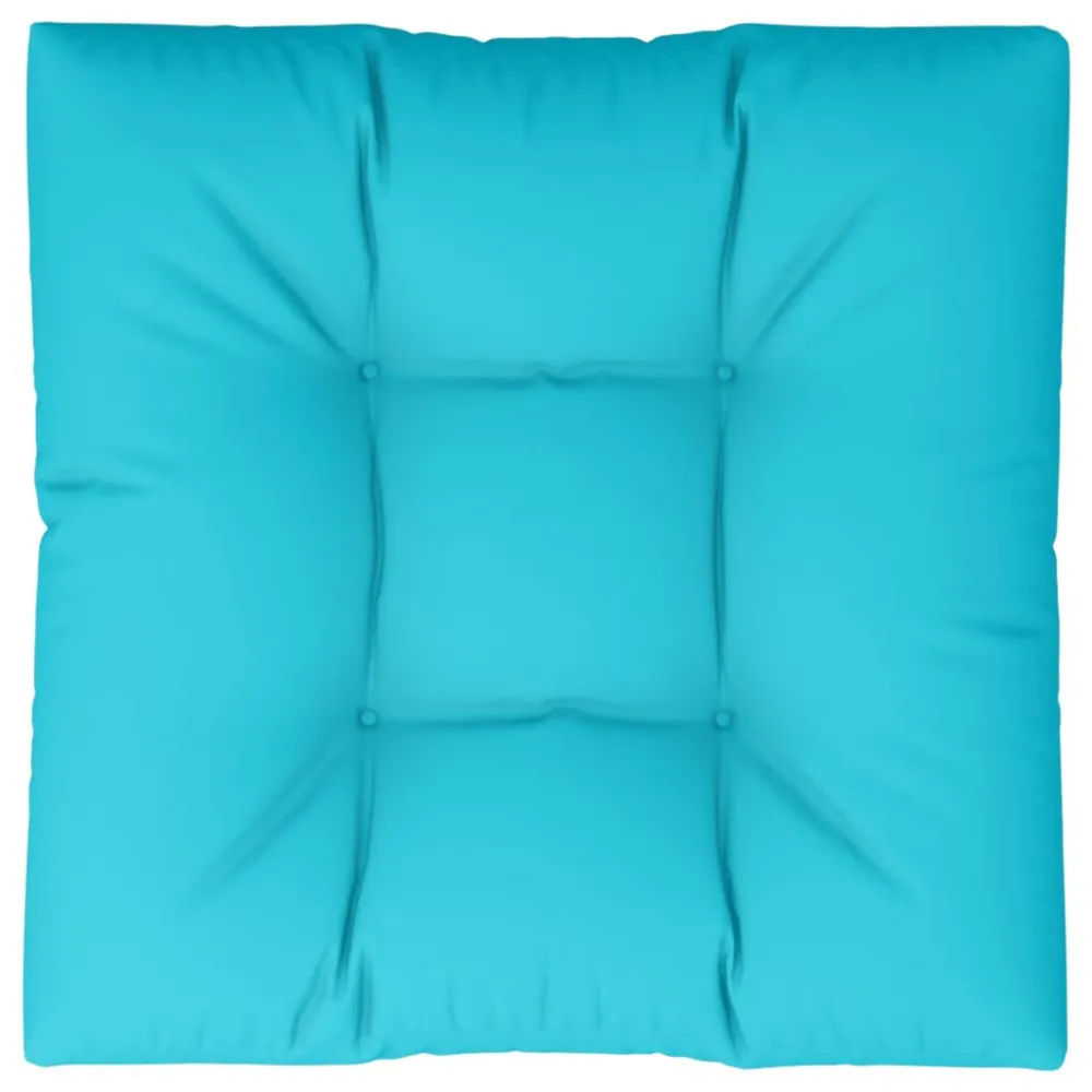 Capas para Almofada Almofadão para sofá de paletes 80x80x12 cm tecido turquesa