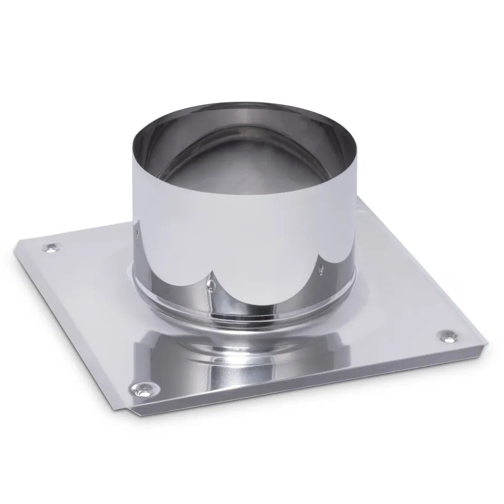 Almofada Decorativa STERR BCA160 - Adaptador de Base para Chapéu de Chaminé, ço Inoxidável