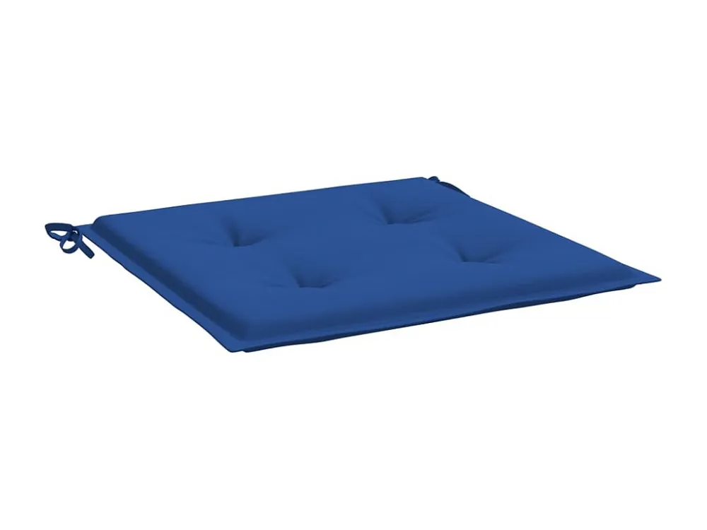 Almofadões para cadeiras jardim 4 pcs 50x50x3 cm oxford azul legítimo PT960106