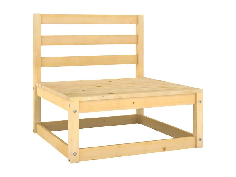 10 peças conj. lounge jardim com almofadões pinho maciço antracite em Tecido Sunbrella