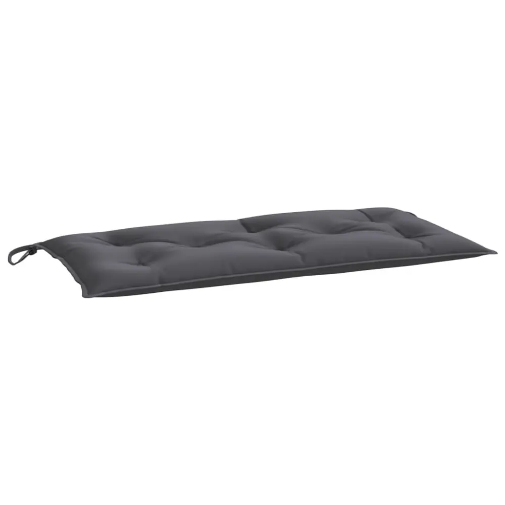 Puf de Exterior Almofadão para banco de jardim 100x50x7cm tecido oxford antracite