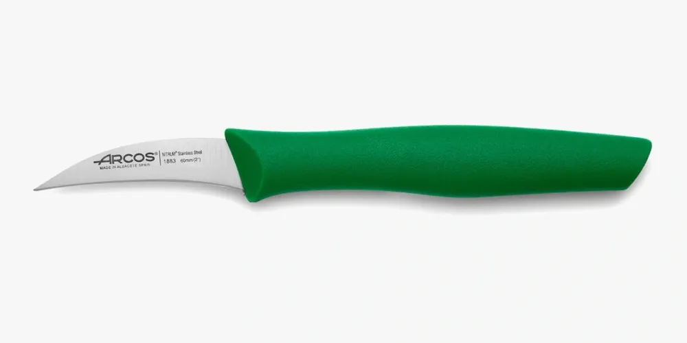 Cuchillo mondador Color Verde Serie Nova 60 mm com Cabo Telescópico