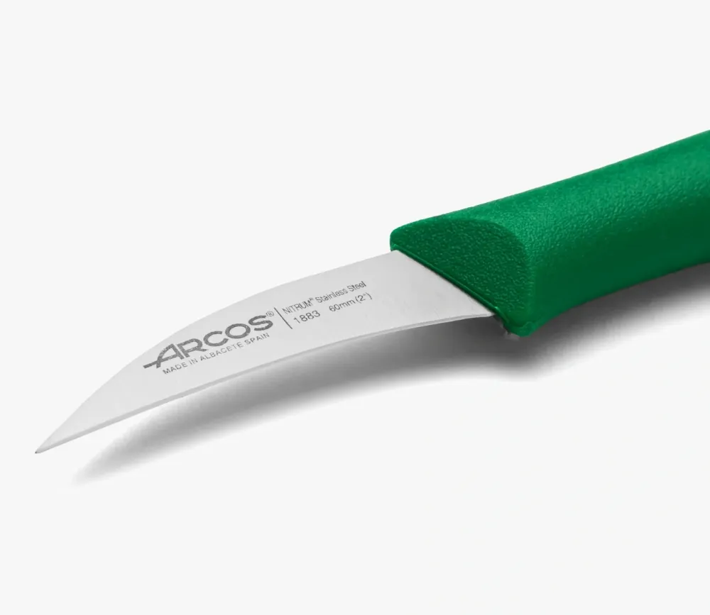 Cuchillo mondador Color Verde Serie Nova 60 mm com Cabo Telescópico