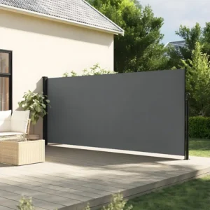 Desplantador de Ervas Daninhas Toldo lateral retrátil 180x500 cm antracite