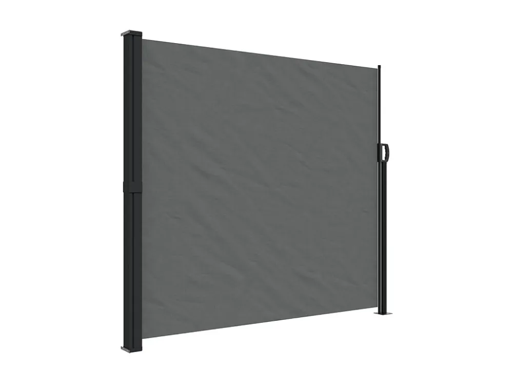 Desplantador de Ervas Daninhas Toldo lateral retrátil 180x500 cm antracite