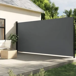 Rastelo de Mão Toldo lateral retrátil 220x500 cm antracite