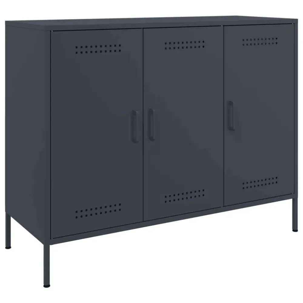 Altura Ajustável Aparador 100,5x39x79 cm ço antracite
