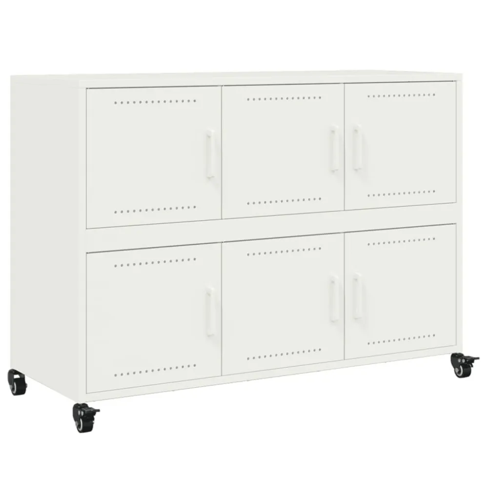 Aparador 100,5x39x72 cm ço branco com Certificação de Seguranç