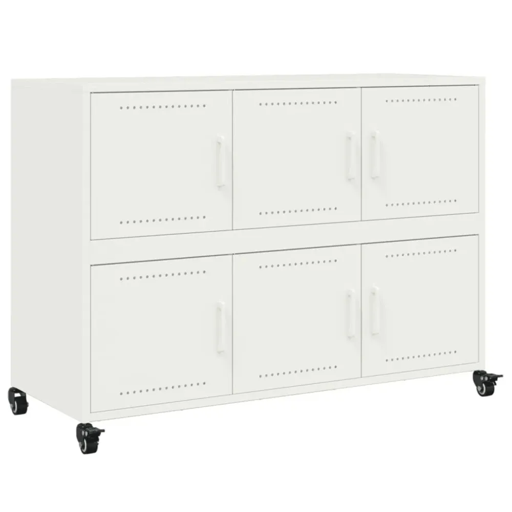 Aparador 100,5x39x72 cm ço branco com Certificação de Seguranç
