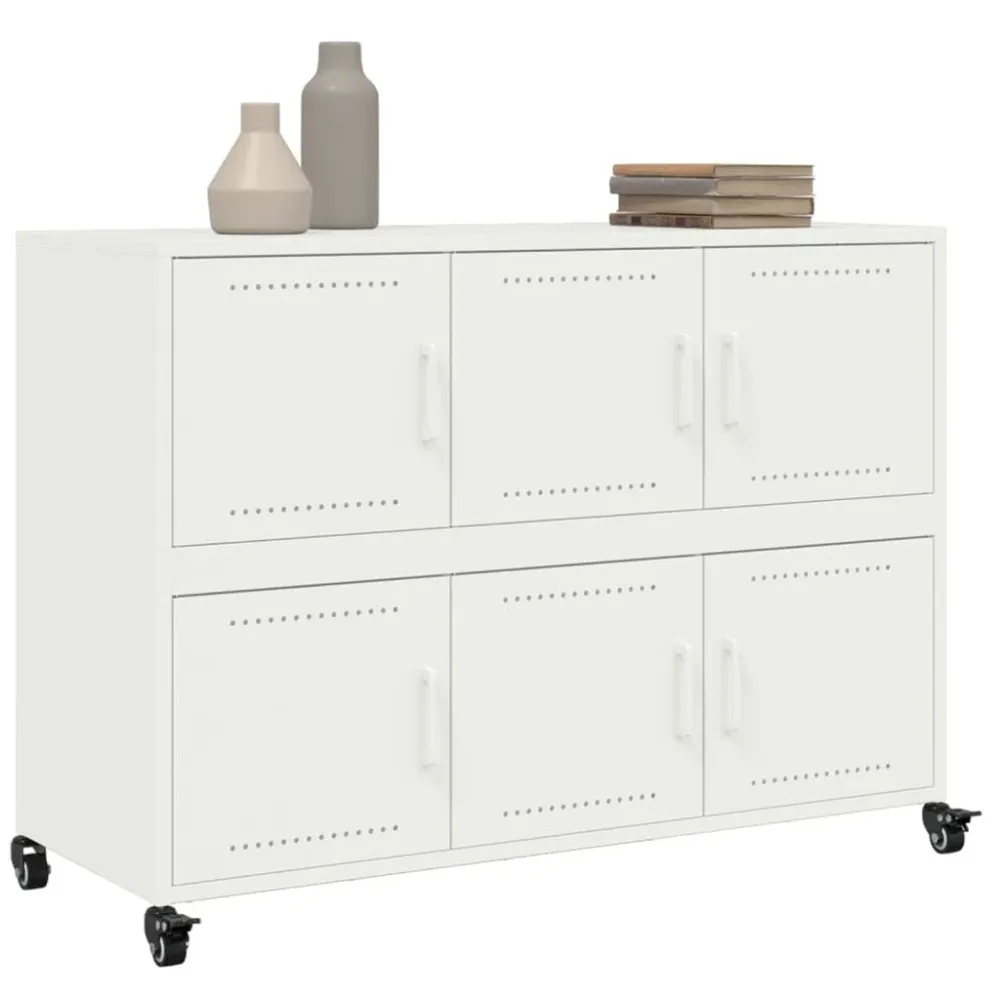 Aparador 100,5x39x72 cm ço branco com Certificação de Seguranç