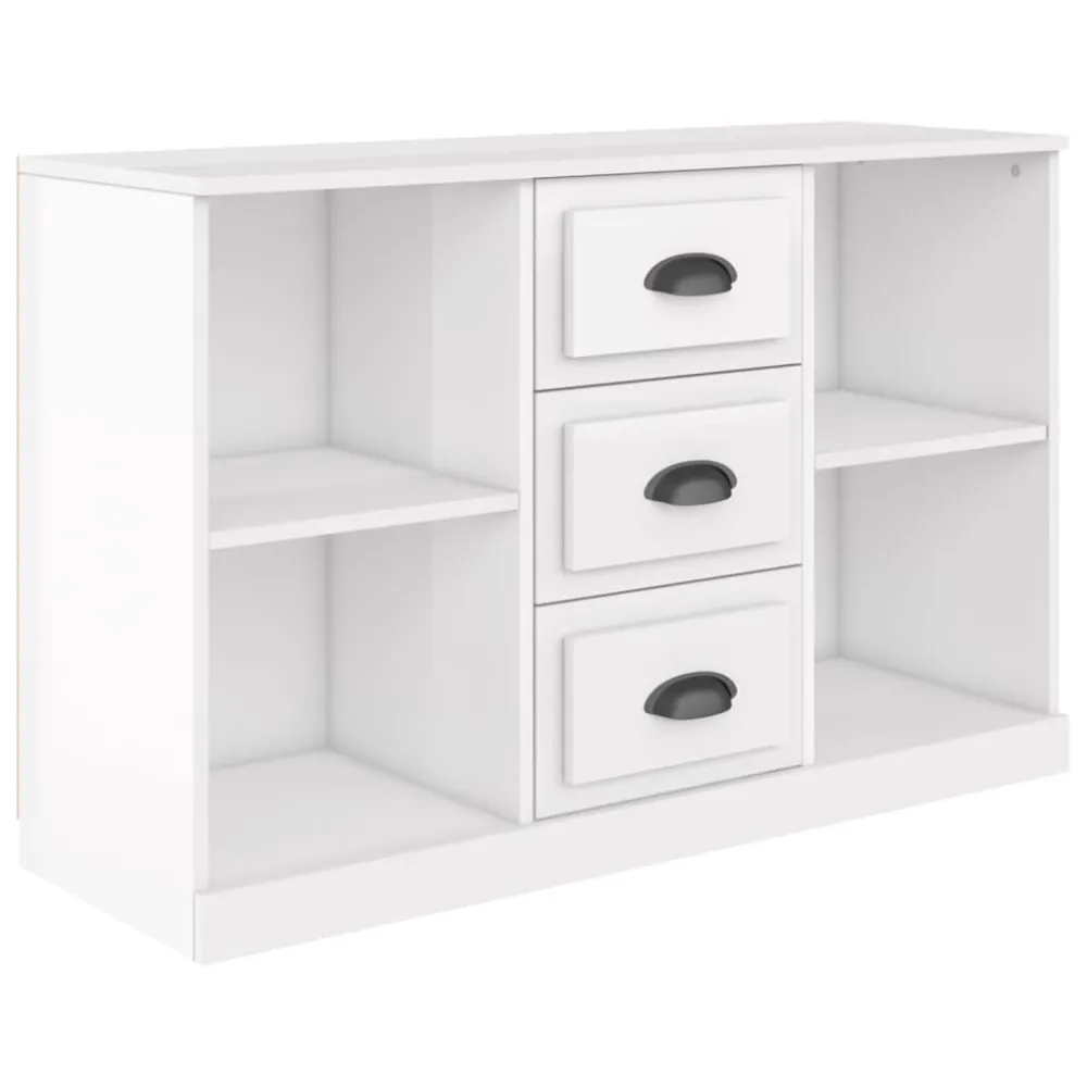 Aparador 104,5x35,5x67,5 cm derivados madeira branco cintilante